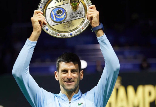 Фотография к новости: Новак Джокович выиграл турнир в Астане: как это было