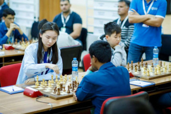 Фотография к новости: Юные казахстанцы завоевали золотую и бронзовую медали на Всемирной шахматной олимпиаде