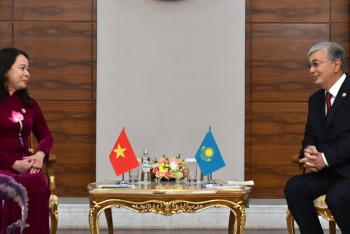 Фотография к новости: Вице-президент Вьетнама пригласила Токаева посетить страну