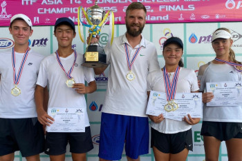 Фотография к новости: Казахстанские теннисисты выиграли чемпионат Азии среди юниоров