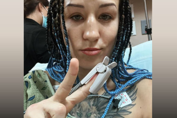 Фотография к новости: Девушка-боец Мария Агапова планирует учиться на татуировщицу