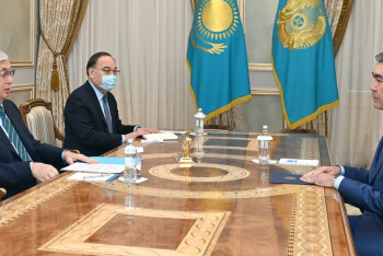 Фотография к новости: Токаев принял посла Казахстана в Великобритании