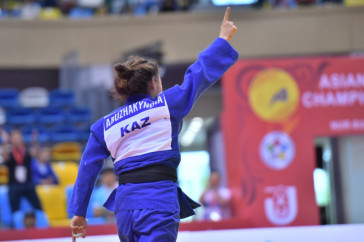 Фотография к новости: Две бронзы завоевали казахстанцы на турнире по дзюдо серии Grand Slam в Абу-Даби