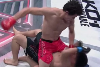 Фотография к новости: Казахстанский актер и блогер в первом раунде нокаутировал бойца ММА