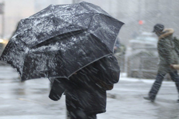 Фотография к новости: Штормовое предупреждение объявлено в большинстве регионов Казахстана