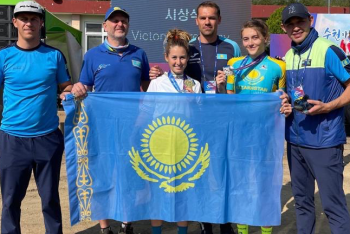 Фотография к новости: Семь медалей чемпионата Азии завоевала казахстанская сборная по маутинбайку