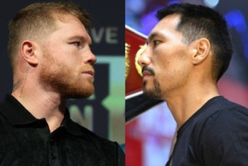 Фотография к новости: "Становись в конец очереди": Алимханулы осадили после требования боя с "Канело"