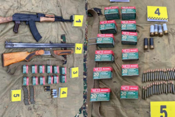 Фотография к новости: Тайник с оружием обнаружили на даче в Талдыкоргане