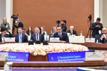 Фотография к новости: "Сотрудничество на основе уважения национальных интересов — основа долгосрочного устойчивого развития стран СНГ" — Ашимбаев