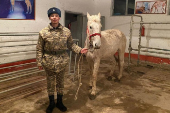 Фотография к новости: Чем занимается единственный офицер-ветеринар в Вооруженных силах Казахстана