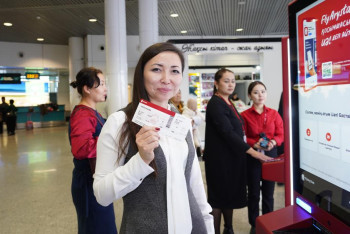 Фотография к новости: Терминалы самообслуживания появились в аэропорту Астаны