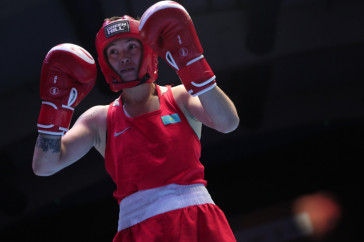 Фотография к новости: Назым Кызайбай выиграла бронзу чемпионата Азии по боксу