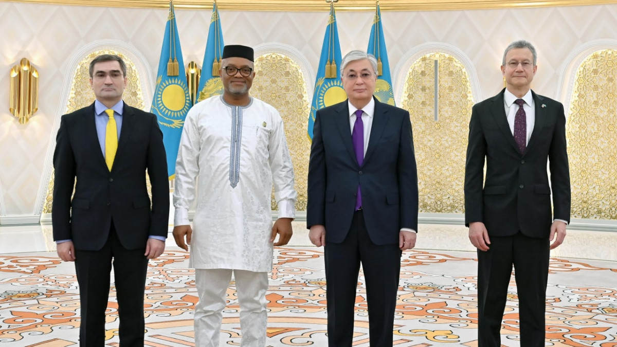 Президент Казахстана принял верительные грамоты у послов ряда государств