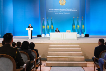 Фотография к новости: "Были люди, которые целенаправленно раскачивали ситуацию в стране" — Токаев о январских событиях