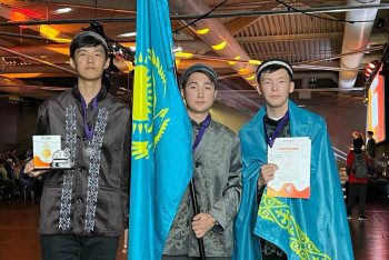 Фотография к новости: Казахстанские школьники  стали призёрами Всемирной олимпиады по робототехнике