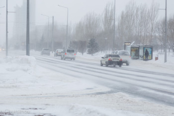 Фотография к новости: Штормовое предупреждение объявлено в 14 регионах Казахстана