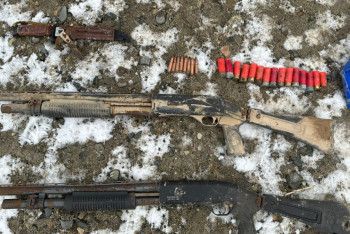 Фотография к новости: Два винчестера, боеприпасы и штык-нож нашли у жилого массива в Талдыкоргане