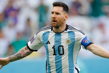 Фотография к новости: Лео Месси забил свой первый гол на чемпионате мира в Катаре