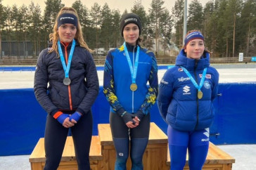 Фотография к новости: Казахстанка завоевала второе золото на этапе Кубка мира по конькобежному спорту