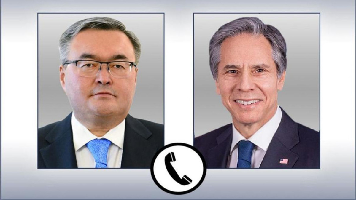 Между главой МИД РК и Госсекретарем США состоялся телефонный разговор