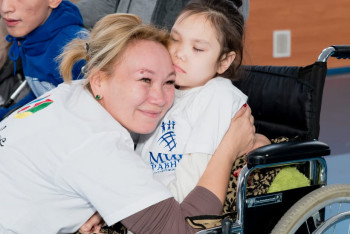 Фотография к новости: Как занимаются спортом особенные дети в Шымкенте