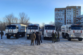 Фотография к новости: В Экибастуз дополнительно направили группировку МЧС