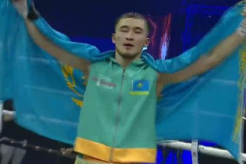 Фотография к новости: Казахстанский боксер побил непобежденного узбекистанца у него на родине