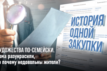 Фотография к новости: История одной закупки: Художества по-семейски. Дома покрасили яркими красками, но почему недовольны жители?