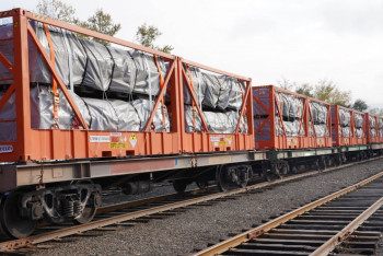 Фотография к новости: Первую партию казахстанского ядерного топлива доставили в Китай
