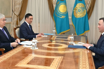 Фотография к новости: Токаев принял нового председателя Верховного cуда