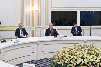 Фотография к новости: "Наша задача — стать ведущим игроком в сфере новых цифровых технологий" — Токаев о ЕАЭС