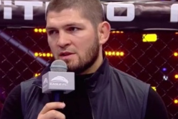 Фотография к новости: Хабиб Нурмагомедов в Казахстане назвал главную проблему молодежи