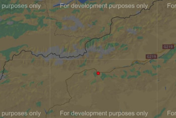 Фотография к новости: Землетрясение произошло на территории Китая, в 282 километрах от Алматы