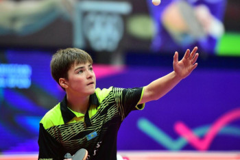 Фотография к новости: "Все любители настольного тенниса в Казахстане гордятся тобой":  президент поздравил Алана Курмангалиева