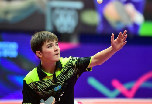 Фотография к новости: "Все любители настольного тенниса в Казахстане гордятся тобой":  президент поздравил Алана Курмангалиева