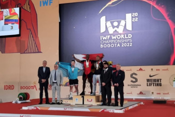 Фотография к новости: Нургиса Адилетулы стал серебряным призёром ЧМ по тяжёлой атлетике