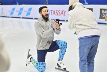 Фотография к новости: Денис Никиша завоевал золото и сделал предложение своей девушке