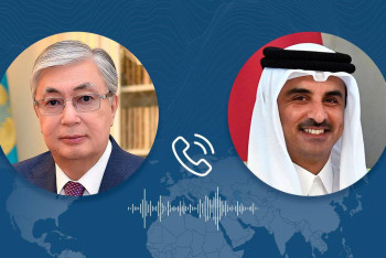 Фотография к новости: Токаев провёл телефонный разговор с Эмиром Катара