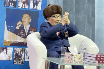 Фотография к новости: Вековой юбилей отметил ветеран войны Зулхарнай Сеитов