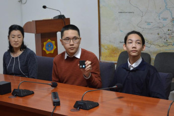 Фотография к новости: Датчик утечки газа и дыма разработали десятиклассники в Талдыкоргане