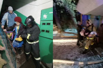 Фотография к новости: 32 человека эвакуировали из-за пожара в жилом доме в Таразе