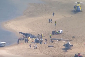 Фотография к новости: Два вертолёта столкнулись в Австралии. Погибли четыре человека