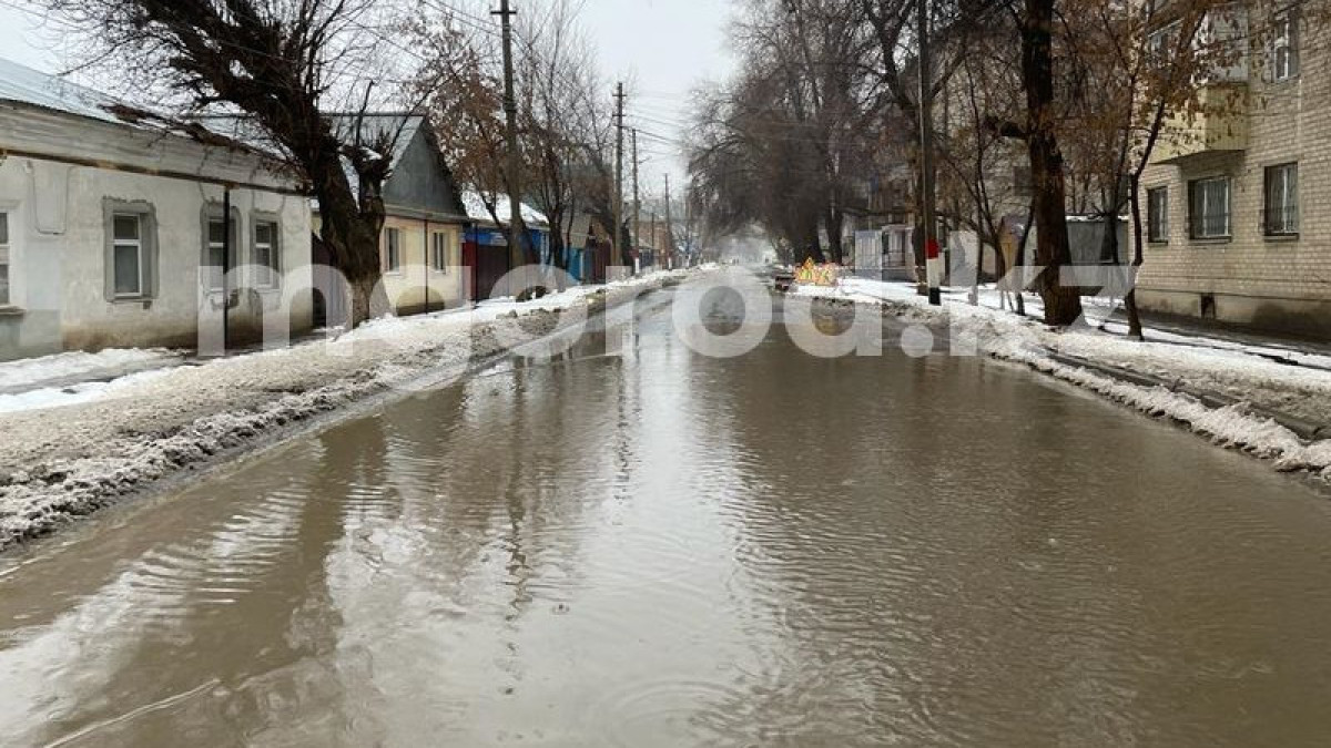 Уральск утопает в талых водах