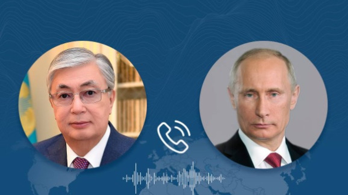 Токаев и Путин обсудили вопросы сотрудничества в нефтегазовой сфере