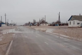 Подтопление пытаются предотвратить в селе Актюбинской области