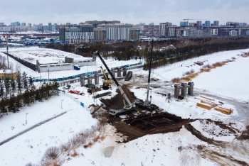 Фотография к новости: Новый мост через Есиль откроют в Астане в этом году