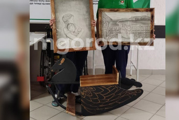 Фотография к новости: Кресло-качалку для детей-инвалидов смастерили заключённые в ЗКО