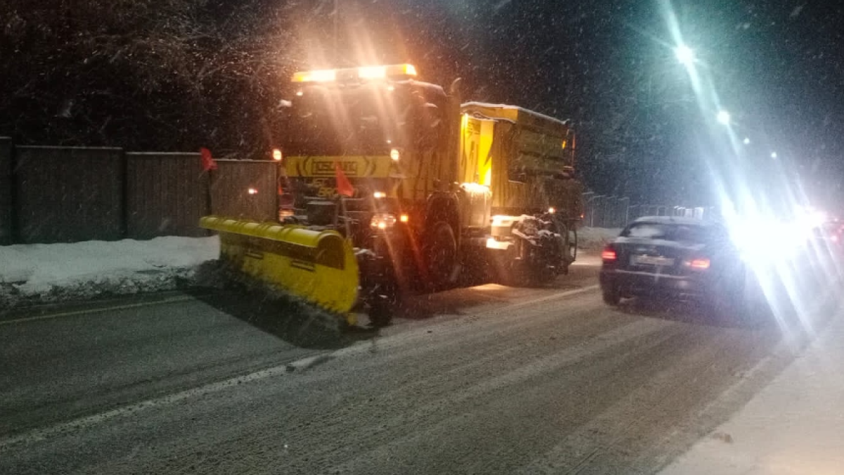 В Алматы сутки будет идти снег