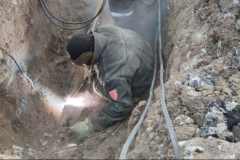 Фотография к новости: В Павлодаре произошла авария на водопроводе