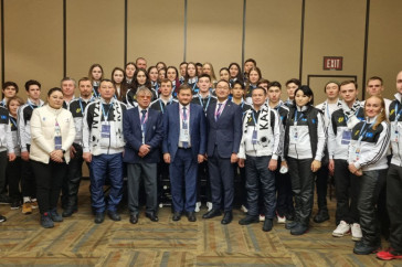 Фотография к новости: Сборная Казахстана стартовала с победы на Универсиаде в США